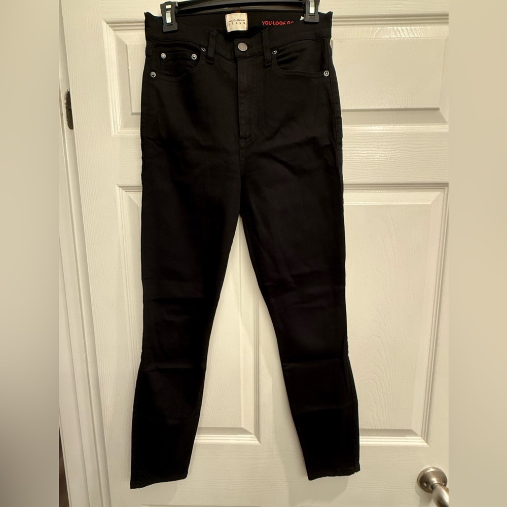 Alice + Olivia Black Jeans